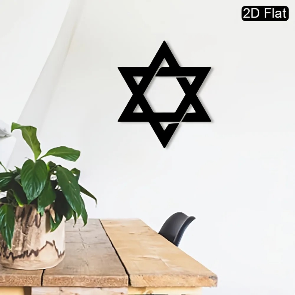 CIFBUY 鉄製ウォールアート ダビデの星 メタル彫刻 壁 - Sustainable Living Principles のレビューと価格