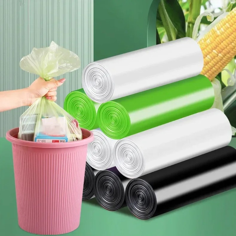 100 個分解可能なゴミ袋生分解性ゴミ袋分類された使い捨てク - Biodegradable Bin Liner のレビューと価格